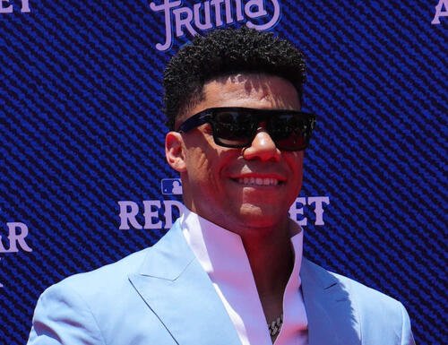 オールスターゲーム2024　レッドカーペットに登場したヤンキース時代のフアン･ソト(2024年7月撮影)