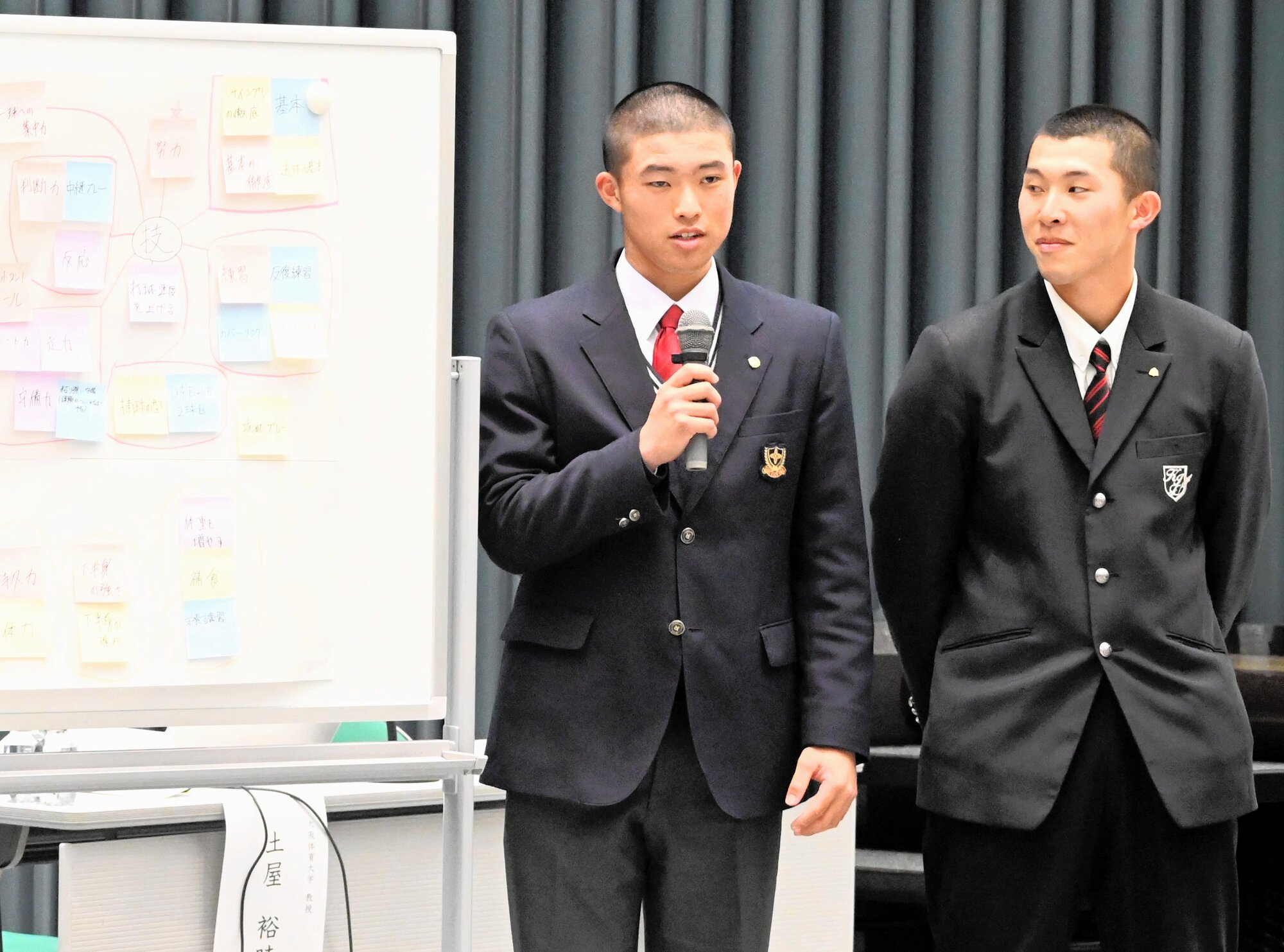 佐野日大主将｢一回でも多く校歌を｣　選抜高校野球キャプテントーク