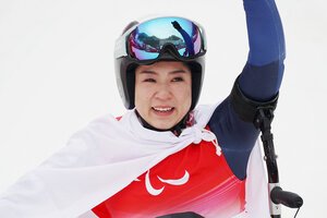 アルペン村岡桃佳が滑降を欠場へ　パラリンピック、昨年に鎖骨骨折