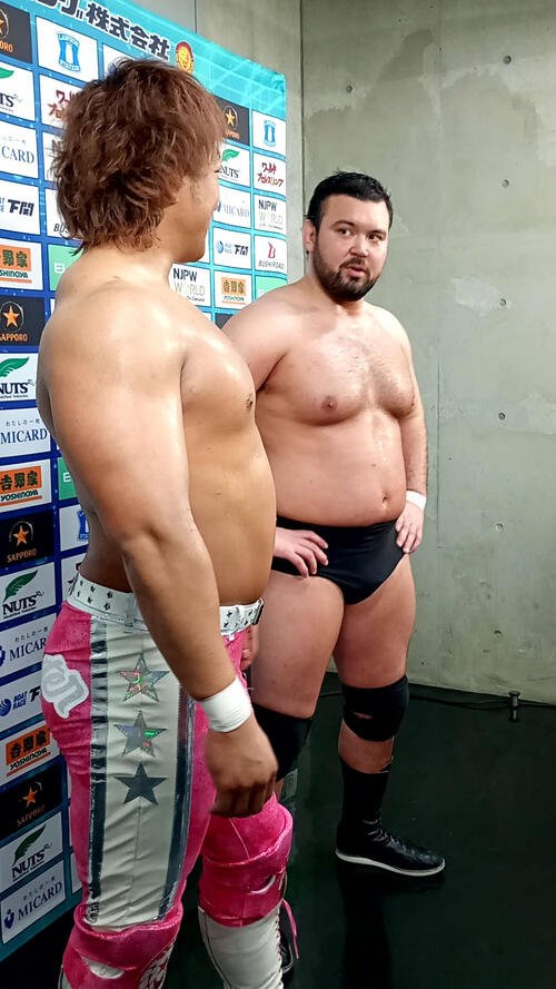 【新日本】ウルフアロンがレジェンドに感嘆｢72歳でやりたいもの追い続けてる人は輝いてる｣