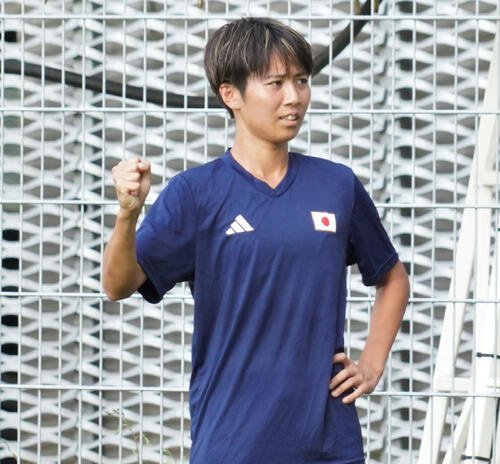 なでしこジャパンFW植木理子(24年7月撮影)