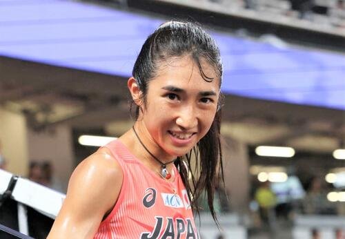 陸上女子中長距離の田中希実(2025年9月撮影)