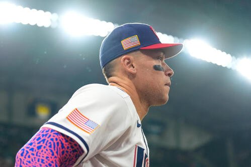 イタリア戦に臨む米国代表のジャッジ(AP)