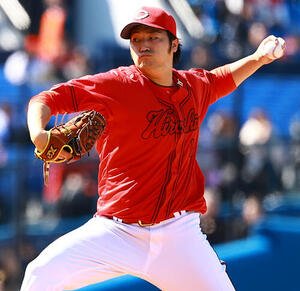 DeNA対広島　広島先発の床田(撮影･野上伸悟)