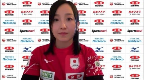 世界選手権への意気込みを語るカーリング女子日本代表ロコ･ソラーレの藤沢