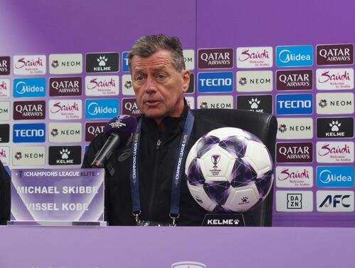 ヴィッセル神戸のミヒャエル･スキッベ監督(2026年3月10日撮影)