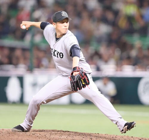 2026年3月11日、ソフトバンク対巨人　4回に登板した巨人戸郷翔征