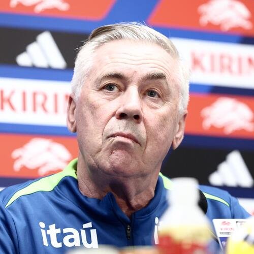 ブラジル代表アンチェロッティ監督(2025年10月13日撮影)