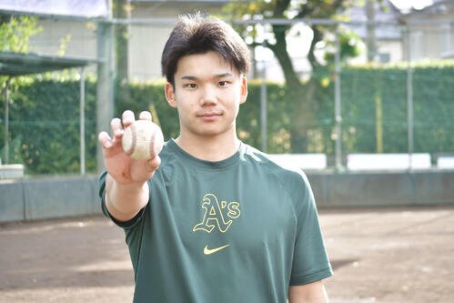 アスレチックス森井翔太郎(2025年11月撮影)