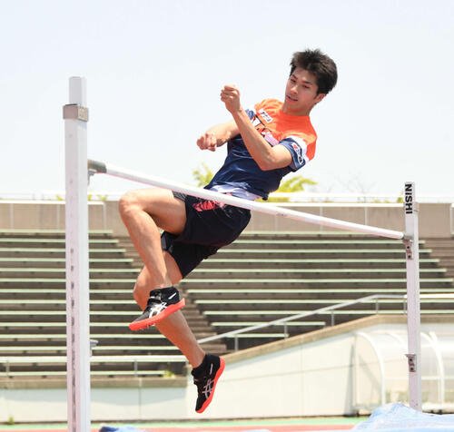 世界室内に出場する長谷川直人(25年6月撮影)