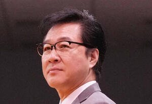 川合俊一会長(2024年撮影)