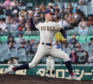 八戸学院光星対崇徳　八戸学院光星先発の北口(撮影･宮崎幸一)