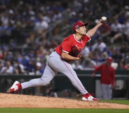 エンゼルス菊池雄星(25年2月撮影)