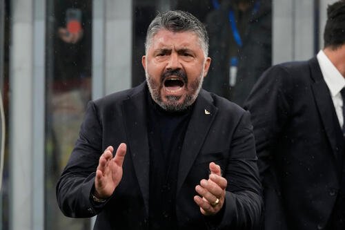 イタリア代表ガットゥーゾ監督(AP)