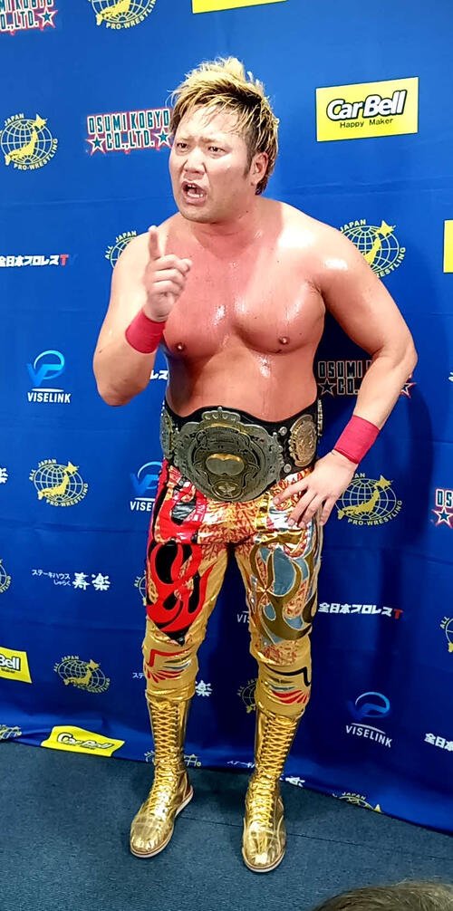 3冠戦で6度目の防衛を果たした宮原健斗