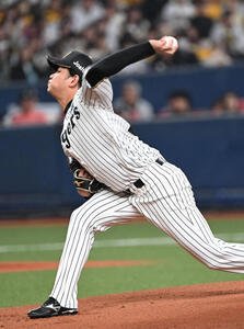 阪神対オリックス　先発する阪神高橋(撮影･和賀正仁)