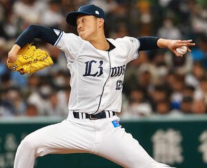 西武対DeNA　力投する西武冨士(2026年3月22日撮影)