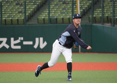 開幕投手が決定的な西武渡辺(撮影･金子真仁)