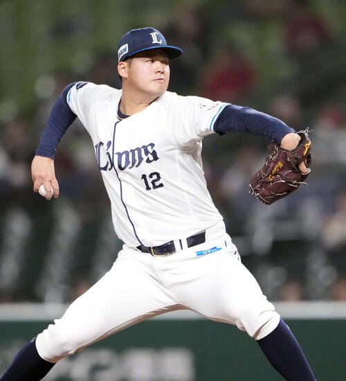 オープン戦で先発する西武渡辺勇太朗(2026年3月撮影)