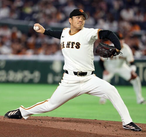 巨人則本昂大(2026年3月撮影)