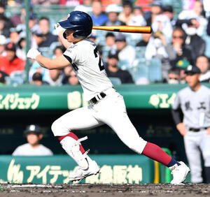 ｢日刊スポーツベストナイン｣にDHで選出された大阪桐蔭･谷渕瑛仁