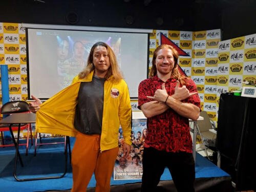 対戦することが決定した黒潮TOKYOジャパン(左)とスパイク･カーライル