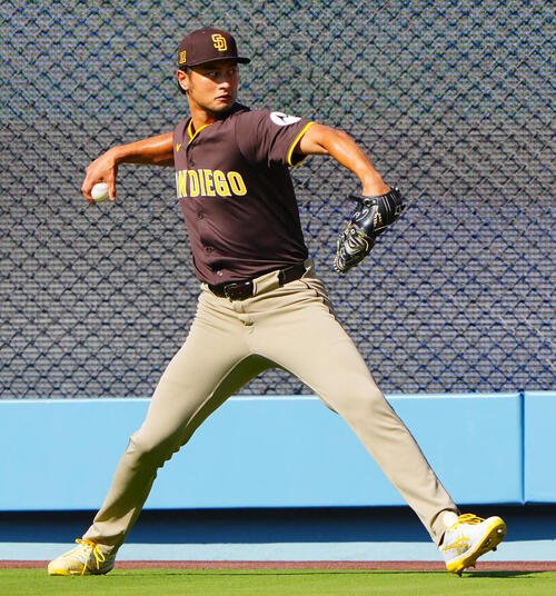 パドレスのダルビッシュ有(2025年8月撮影)