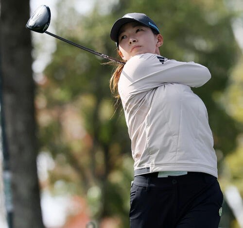 渋野日向子(2025年11月18日撮影)