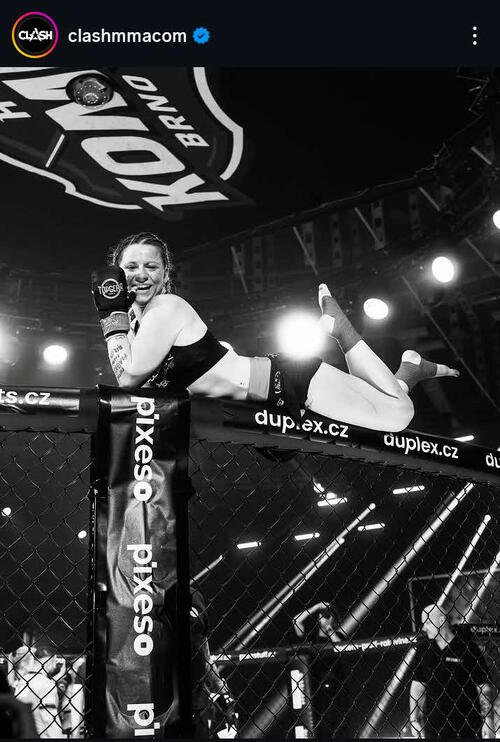 女子格闘家ドミニカ･エリシロヴァさんの死去を報告する格闘技団体Clash MMA公式インスタグラム