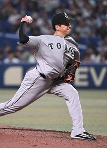 中日対巨人　9回を締める巨人大勢(撮影･和賀正仁)