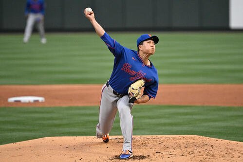 カージナルス戦に登板したメッツ千賀(AP)