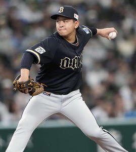 オリックス先発の宮城(撮影･小島史椰)