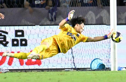 広島GK大迫敬介(2025年9月撮影)