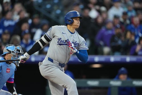 ドジャース大谷翔平(AP)