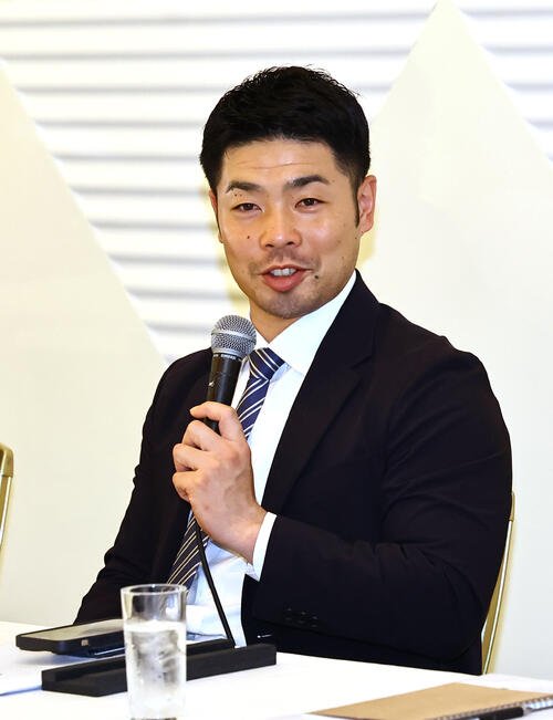日本プロ野球選手会･近藤会長(2025年12月8日撮影)
