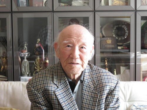 元南海内野手で元近鉄監督の岡本伊三美氏(撮影･寺尾博和)