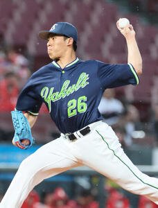 広島対ヤクルト　ヤクルト先発の山野太一(撮影･加藤孝規)