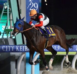 羽田盃を制したフィンガーと戸崎圭太騎手