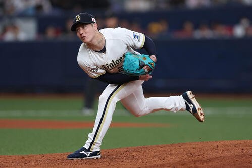 オリックス対ソフトバンク　オリックスリ2番手の吉田輝星(撮影･前田充)