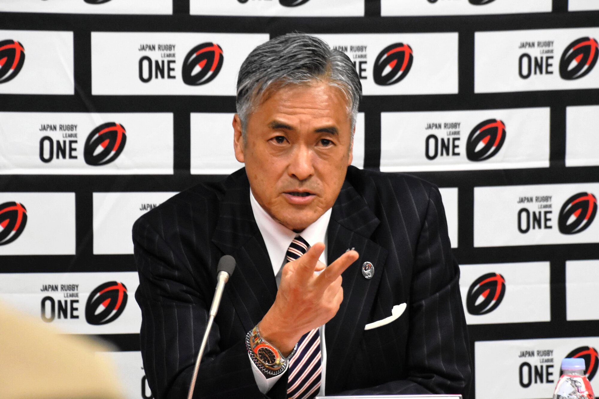 リーグワンの玉塚元一理事長