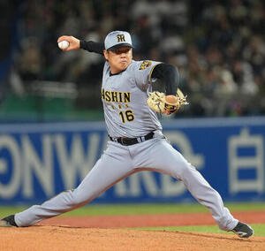 ヤクルト対阪神　阪神先発の西勇輝(撮影･足立雅史)