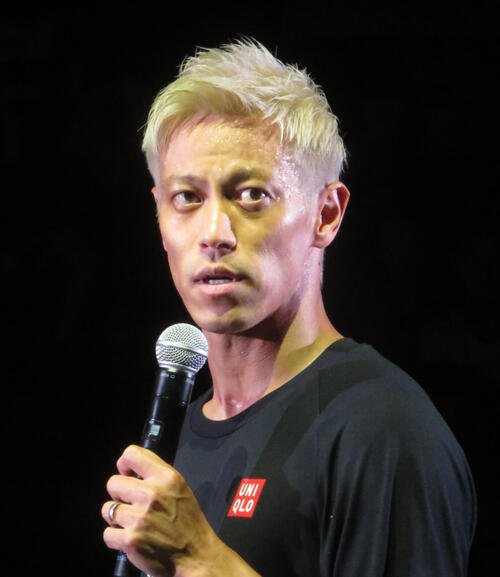4人制サッカー｢4v4｣のアジア杯のスペシャルマッチに出場した元日本代表MF本田圭佑(2025年8月撮影)