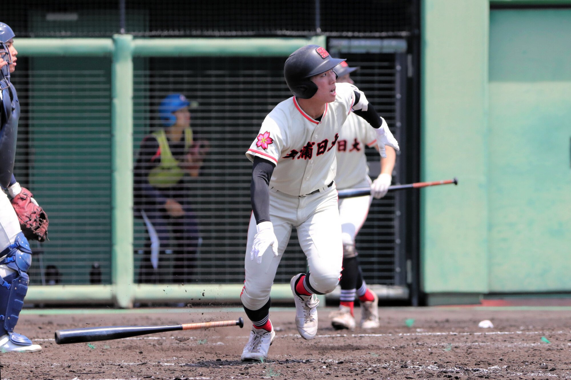 土浦日大の大立=2026年5月2日午前11時16分、J：COMスタジアム土浦、後藤隆之撮影