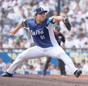 ロッテ対西武　西武先発の平良海馬(撮影･小沢裕)