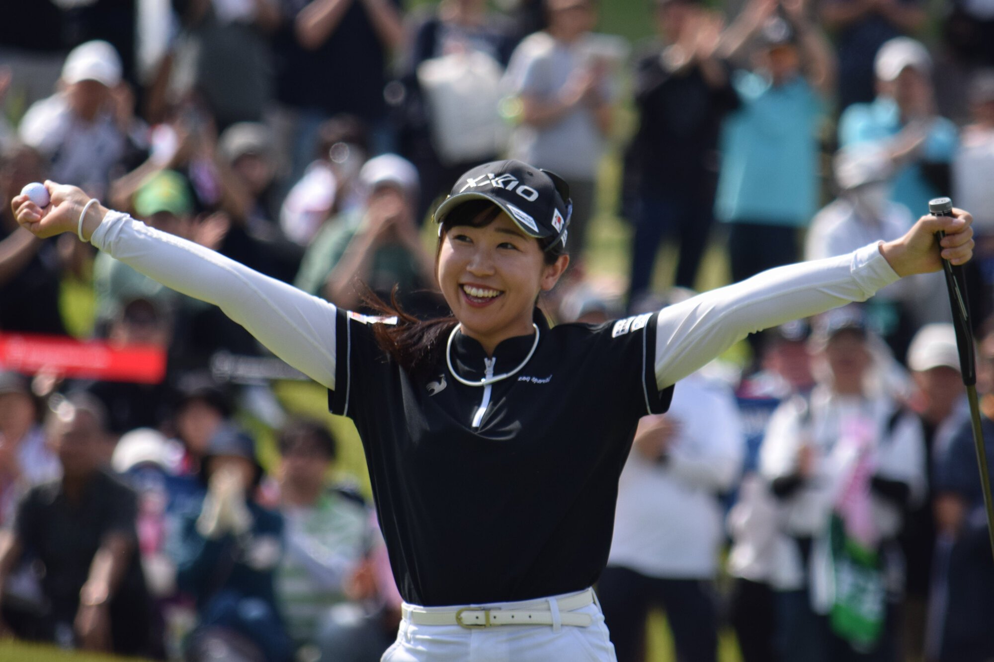 1年ぶりの優勝に笑顔がはじけた菅沼菜々