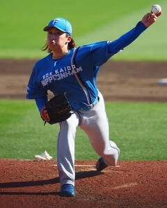 楽天対日本ハム　日本ハム先発の細野晴希(撮影･野上伸悟)