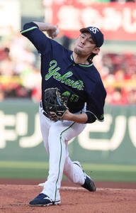 広島対ヤクルト　ヤクルト先発の高梨裕稔(撮影･加藤孝規)