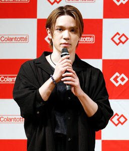 コラントッテ×フィギュアスケーターズ特別トークイベントに登壇した宇野昌磨(撮影･山本朝陽)