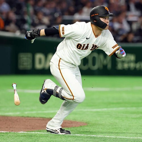 巨人中山礼都(2026年4月撮影)