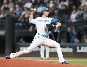 日本ハム対西武　日本ハム先発の達孝太(撮影･黒川智章)